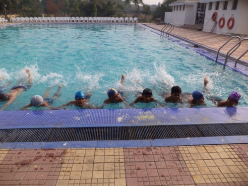 Swimming demo on PTM Day