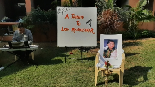 Tribute to Lata Mangeshkar pic (14-02-22)