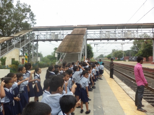 View the album Visit to the railway station class I on 14th August 2015